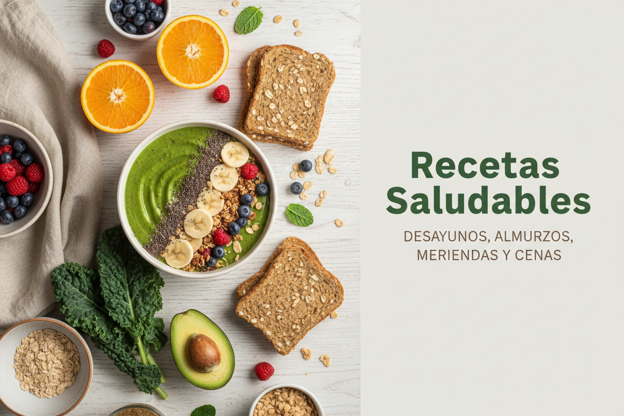 Banner recetas saludables en castellano